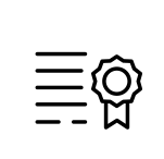 Icon zertifiziert