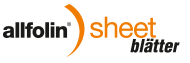 Logo allfolin® sheet blätter – Perga GmbH